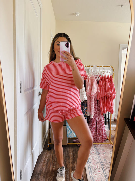 Rose stripe set