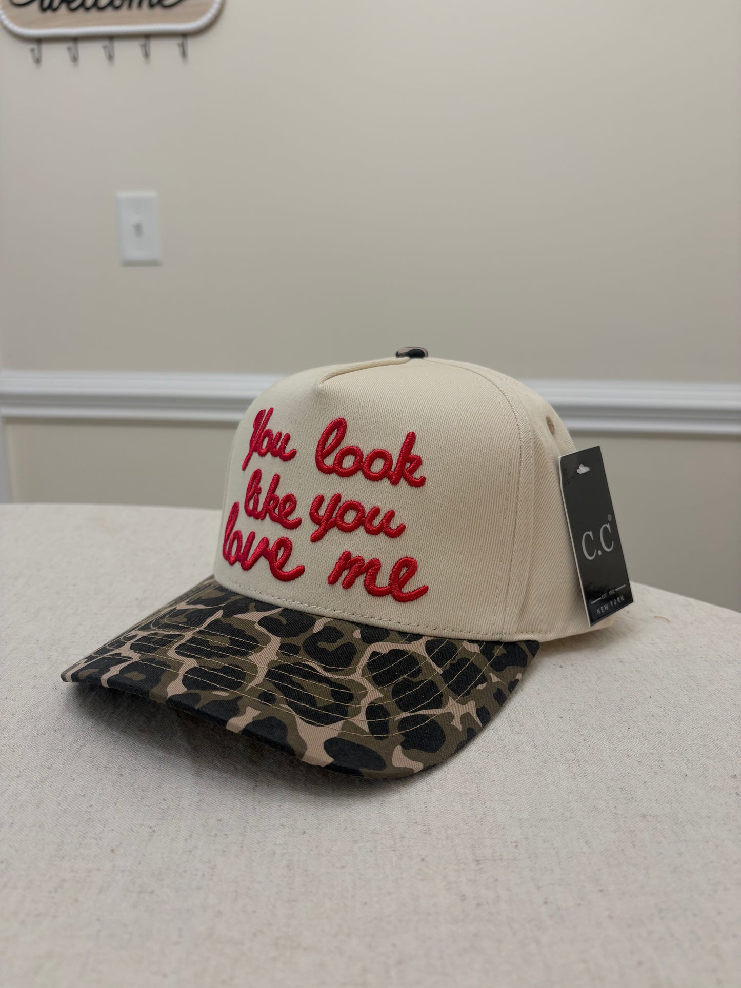 You Look like you Love me trucker hat