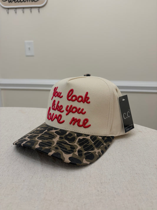 You Look like you Love me trucker hat