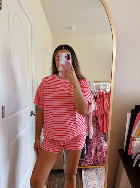 Rose stripe set