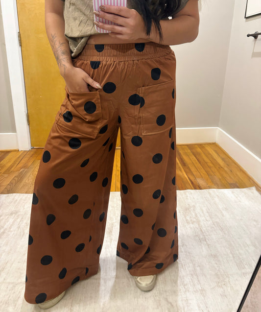 The Mocha Dot pants